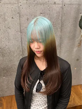 ロング カラー 🌈艶ハイトーン特化 🌈NOZOMUのヘアスタイル