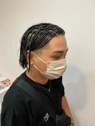 ミディアム パーマ メンズ メンズパーマのプロ 川野翔太のヘアスタイル