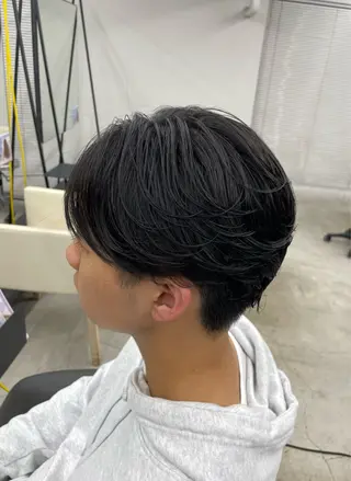 メンズ 韓国風パーマ特化 篠崎優也翔のヘアスタイル