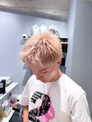 ショート カラー メンズ 菜々🦖新宿 men's特化のヘアスタイル