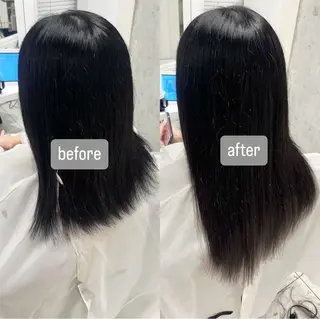 ロング りおな/髪質改善/ カラー /平尾のヘアスタイル
