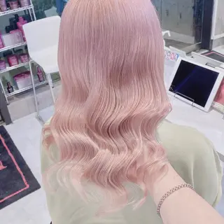 ミディアム カラー ヘアアレンジ メンズ キッズ マツエク・マツパ ブリーチの髪様 MASATOのヘアスタイル