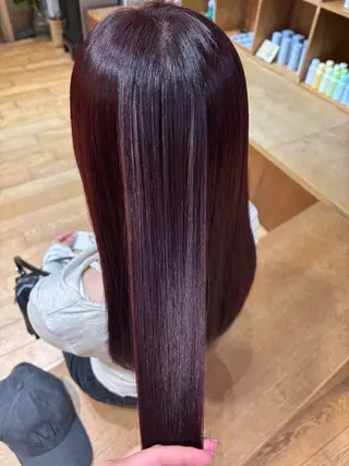 カラー 透明感カラー🩵 かのは🐰🪽のヘアスタイル