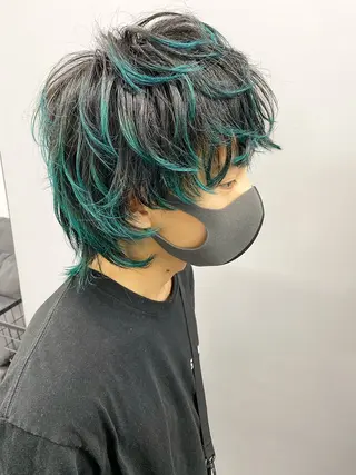 ショート カラー メンズ 【痛くないブリーチ】 野村友大のヘアスタイル