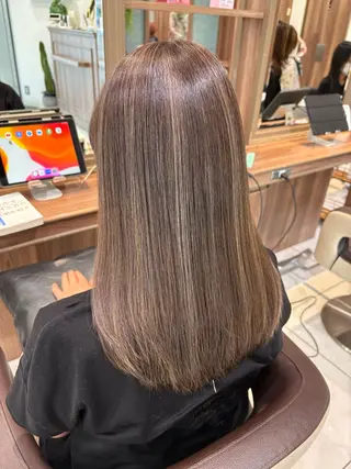 ロング カラー レイヤーカット 💎Ash茗荷谷💎のヘアスタイル