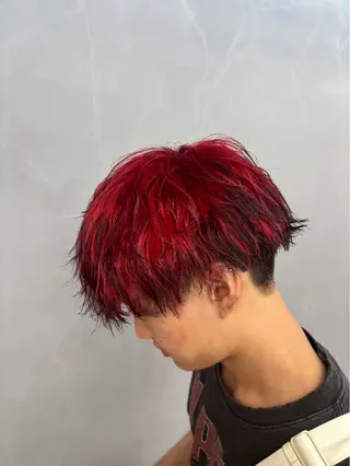 ショート メンズパーマ/ アイブロウリフト威吹のヘアスタイル