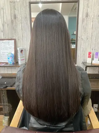ロング 中山 ルミ子のヘアスタイル