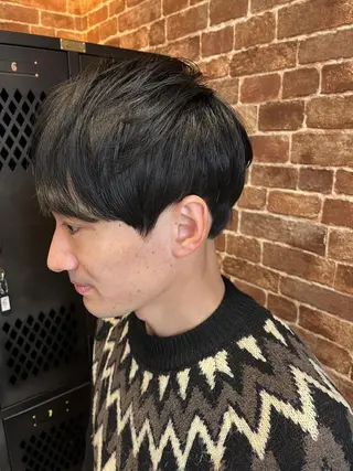 ショート カラー パーマ ヘアアレンジ メンズ キッズ ネイル マツエク・マツパ アイブロウ 久木原 ゆりのヘアスタイル