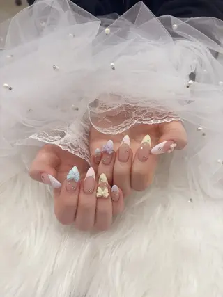 ネイル 🎀ナナミ/渋谷 /ガーリー🎀のネイルデザイン