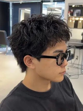 パーマ メンズ 安藤幹人 メンズパーマのヘアスタイル