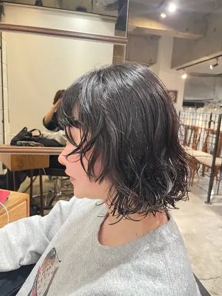 ショート パーマ 【お洒落パーマ】 Elme　肥塚康汰郎のヘアスタイル