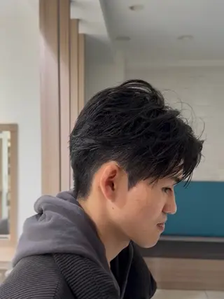 パーマ メンズ 🫧韓国レイヤー🫧 山本 侑平のヘアスタイル