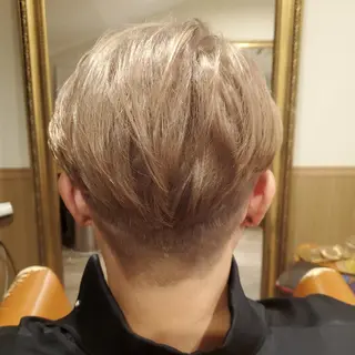 ショート カラー メンズ spa hair ark 富井直美のヘアスタイル