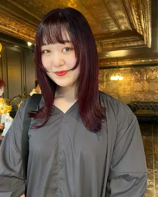 ロング カラー 圧倒的デザイン力 店長🎨RENAのヘアスタイル