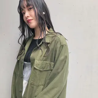 ミディアム カラー 山中 直輝のヘアスタイル