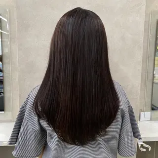 セミロング 韓国風ベージュ🤎 赤みなし🌿横浜🤎のヘアスタイル