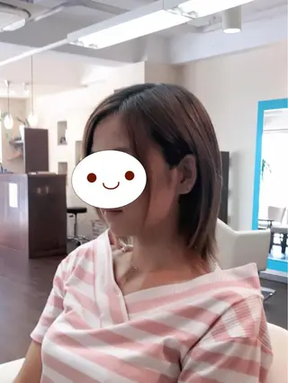 ミディアム 中野 大士のヘアスタイル