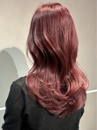 ロング カラー 【23°】レイヤー /カワセカナのヘアスタイル