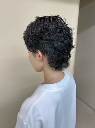 ショート パーマ kento レイヤーカットのヘアスタイル