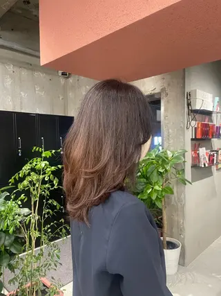 セミロング レイヤーカット 🌺RYOKOのヘアスタイル