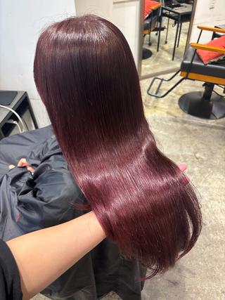 ロング カラー 艶カラー/🇰🇷 レイヤー/mamiのヘアスタイル