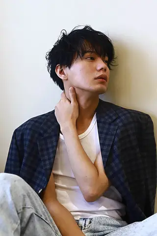 メンズ mori yのヘアスタイル
