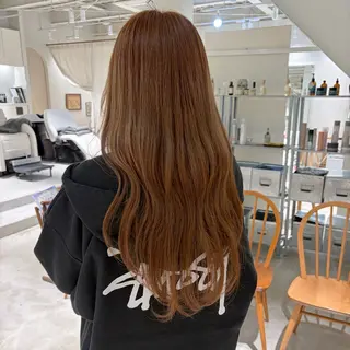 ロング カラー 周東 芽依のヘアスタイル
