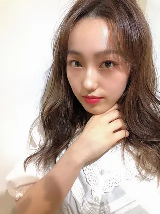 セミロング カラー 過去一の柔髪ヘア 🌿einshairのヘアスタイル