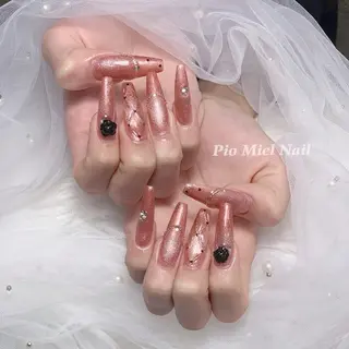 ネイル HANA 長さだしのネイルデザイン