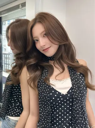 ロング カラー 上品モテヘア🩶 karen🩶のヘアスタイル
