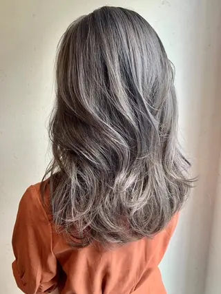 セミロング カラー Lafesta HAIR和歌山駅前店のヘアスタイル