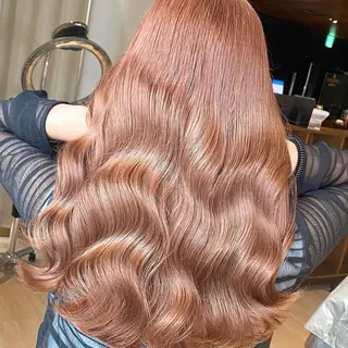 セミロング カラー 顔まわりの神様✨ 透明感カラー藤嶋秀幸のヘアスタイル