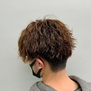 ショート カラー パーマ 🌿レイヤー/ブリー チ/🌿JINのヘアスタイル