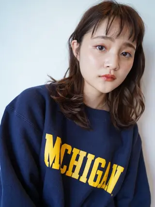 ミディアム 🎊LUK🎊_公 式_🩵髪質改善🩵のヘアスタイル
