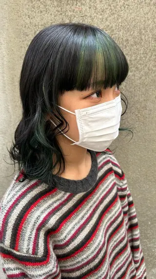 ミディアム カラー NATSUKI😸 ✂︎南森町美容室のヘアスタイル