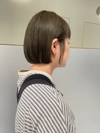 ショート カラー 履歴回収❎ブリーチ/ レイヤーボブ🪄aiのヘアスタイル