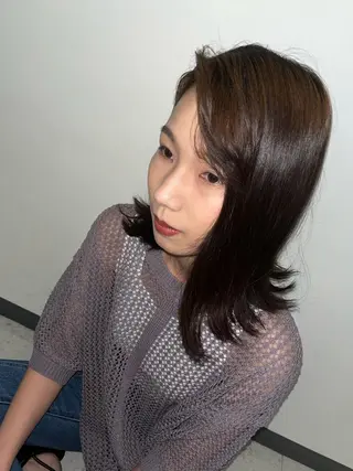 ミディアム ヘアアレンジ 🦎今川 かりん🦎のヘアスタイル