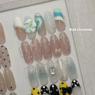 ネイル 本町NailUsaM imi MOMOKAのネイルデザイン
