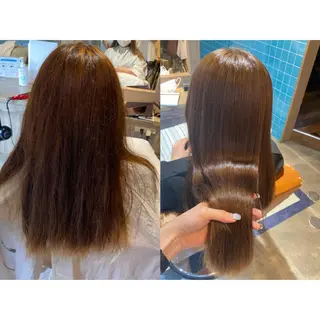 ロング 🩵盛れる顔周り/ 艶カラーemi🩵のヘアスタイル