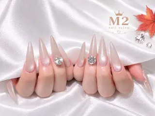 ネイル 長さだし専門店 M2　rikaのネイルデザイン