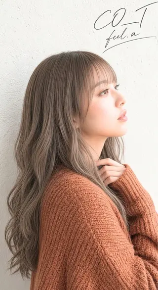 ロング 石沢 知康のヘアスタイル