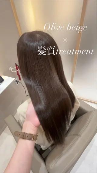 ロング カラー 🫧赤み消し*艶髪 nanami🫧のヘアスタイル