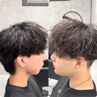 パーマ メンズ 💫メンズパーマ 特化💫 真裟斗のヘアスタイル