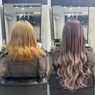 ロング カラー ヘアアレンジ ar+ ❤︎ maiのヘアスタイル