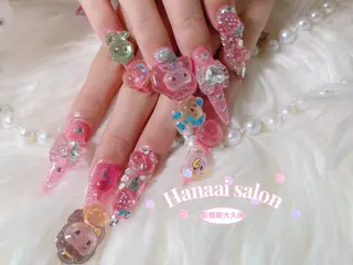 ネイル Hanaai 新大久保店　あすかのネイルデザイン