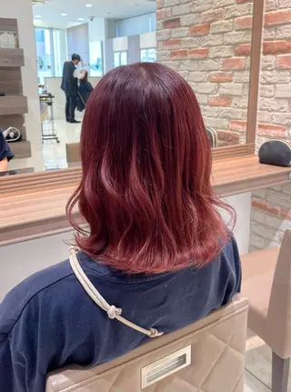 ミディアム カラー 🩰ྀི美弥🩰ྀི /ミニモ価格でご案内のヘアスタイル