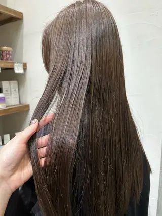 ロング カラー 🫧寒色カラー/透明 感ブラック/Risaのヘアスタイル