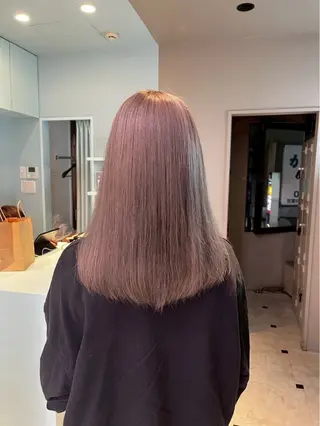 セミロング カラー 銀座/髪質改善✨️ 寒色カラー💎もかのヘアスタイル