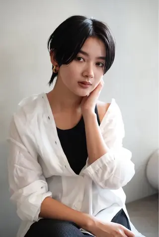 ショート カラー 加賀 千聖 /soigneのヘアスタイル