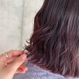 ミディアム 横浜/韓国レイヤー /透明感カラー🌷のヘアスタイル